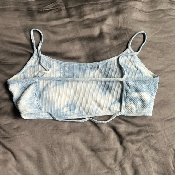 Garage Blue tie-dye Bra top - Picture 2 of 2